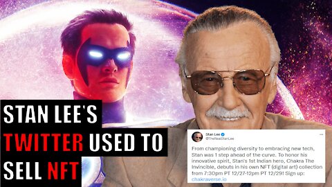 Stan Lee being Used to Sell NFT on Twitter! Fans OUTRAGED!