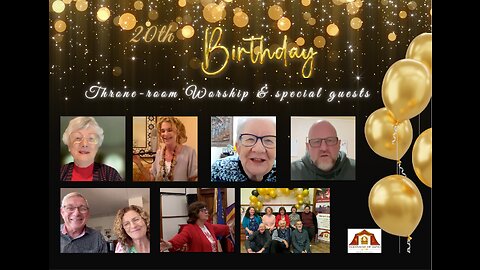 Throne-room Worship: Messages and blessings from anniversary Guests