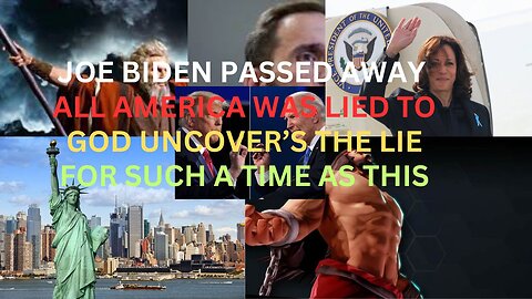 Joe Biden passed and it was not told, THE GREAT COVERING OF THE TRUTH : EVERYONE KNEW???