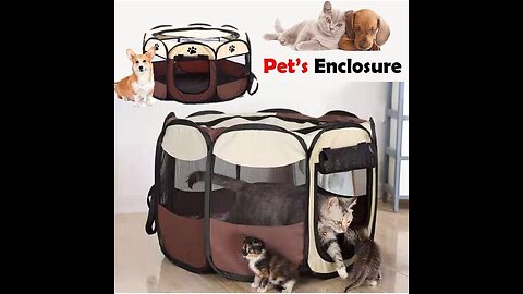 Portable Foldable Pet Tent Kennel 🌟