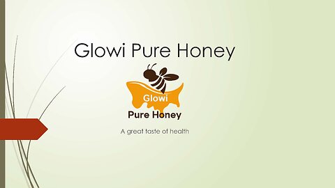 Reciprocal Exchange Demo Day: Glowi Pure Honey