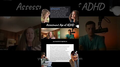 Age assessment for ADHD