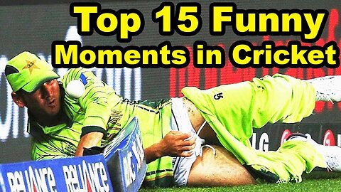 Top 15 Funny Moments in Cricket History | Funniest Moments Video