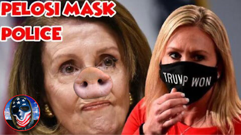 Nancy Piglosi ORDERS Capital Police To ARREST House Members NOT Wearing Masks!