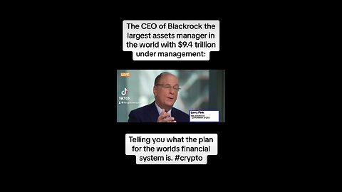 Larry Fink The CEO of Blackrock on Bitcoin ETF