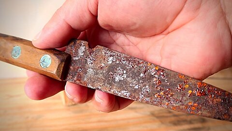 How I Restored an Old and Rusty Knife into a Sharp and Shiny Blade