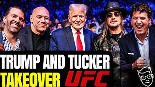 Trump Announces Tucker As Vice President?! UFC Crowd Goes INSANE As Trump, Tucker BLOW The Doors Off