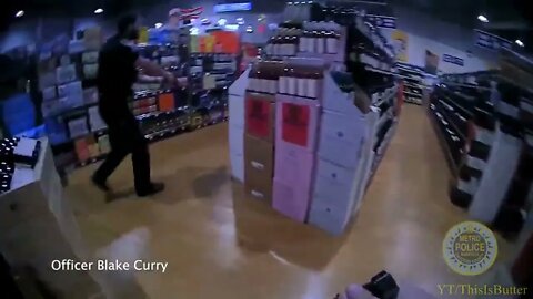 Body cam video shows moments inside Nashville liquor store after the security guard was fatally shot