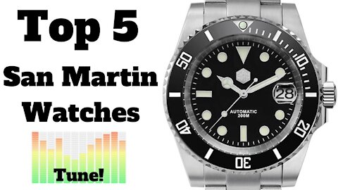 🏆 Top 5 Most Popular San Martin Watches on AliExpress
