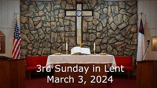 3rd Sunday in Lent - March 3, 2024 - We Preach Christ Crucified - John 2:13-22