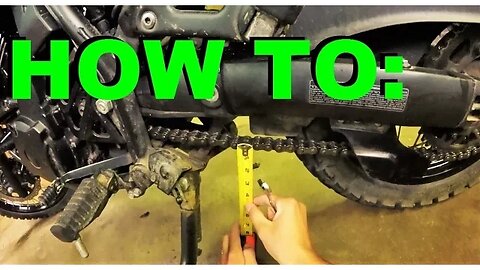 How To Tighten A Motorcycle Chain The Swanky Way!