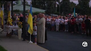 Community honors Ukraine as war hits 6 months, Independence Day nears