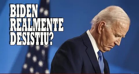 BIDEN DESISTIU OU UM GRANDE GOLPE ESTARIA EM CURSO NOS EUA?