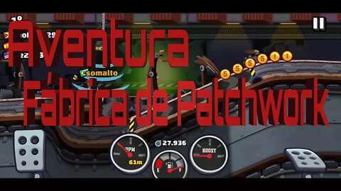 Hill Climb Racing 2 #15 - Aventura na fabrica de Patchwork - Patchwork plant - Copa Elétrica