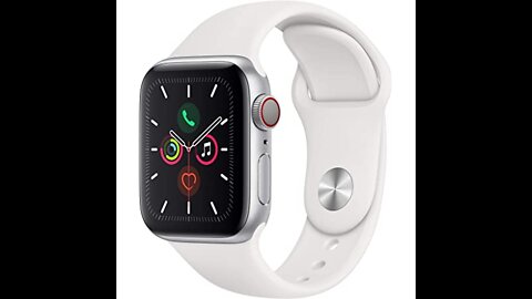 Apple Watch Series 6 (GPS, 40mm) - Silver Aluminum Case with White Sport Band