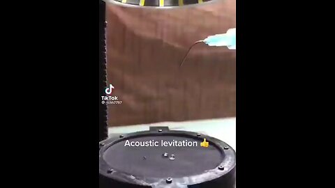 Acoustic levitation!