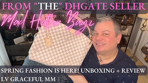 BEST ON DHGATE! BOUGIE ON A BUDGET (REVIEW) LV GRACEFUL MM AZUR