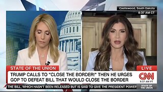 WATCH: Kristi Noem Makes CNN's Dana Bash Visibly Uncomfortable With Biden Critique