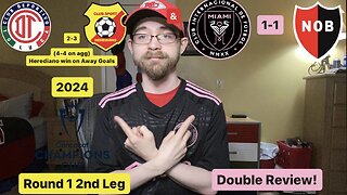 RSR6: Inter Miami CF 1-1 Newell’s Old Boys & Toluca FC 2-3 CS Herediano 2024 Concachampions Review!
