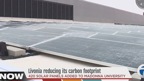 Solar panels added to Madonna University