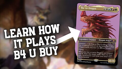 BEGINNERS GUIDE to Playing The Ur Dragon | MTG Commander Masters | Hidden Tips & Tricks