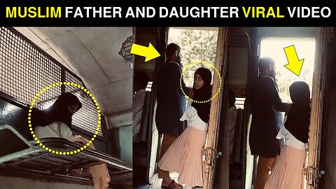 Muslim Baap Aur Beti Ki Video Viral | Namaz in Train