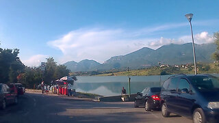 Driving from home to the FARKA Lake (Tirana, Albania)