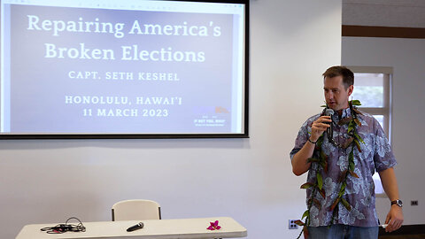 Seth Keshel | REPAIRING AMERICA'S BROKEN ELECTIONS | Honolulu, HI | 3/11/2023