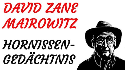 KRIMI Hörspiel - David Zane Mairowitz - HORNISSENGEDÄCHTNIS