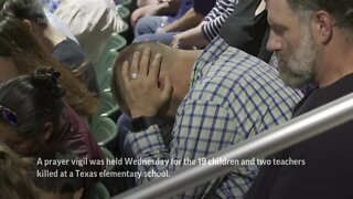 Vigil held for Texas shooting victims