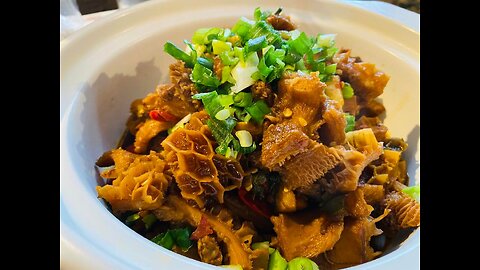 Spicy Beef Tripe Stew 红烧牛肚