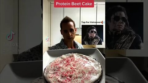 Red Velvet Protein Beet (It) Cake - Michael Jackson Impression