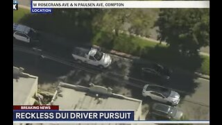 Police chase: LASD in pursuit suspected DUI driver