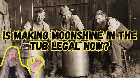 Is making moonshine legal now?