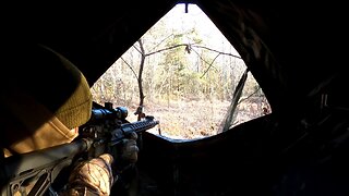 Deer Season 2022 - Day 12 - Pop Up Ground Blind