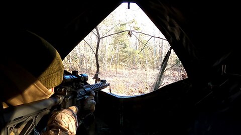 Deer Season 2022 - Day 12 - Pop Up Ground Blind