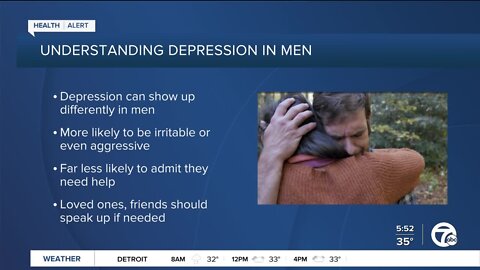 Depression and anxiety on the rise among men