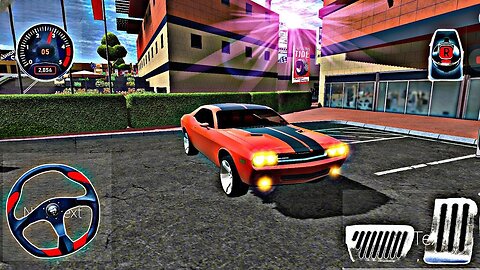 Shopping Mall Parking Lot - Unlock New Muscle Cars Driving in City - Android GamePlay