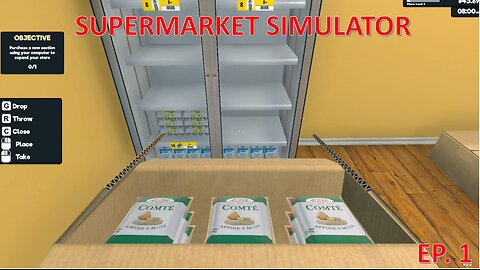 Opening My New Store! Supermarket Simulator