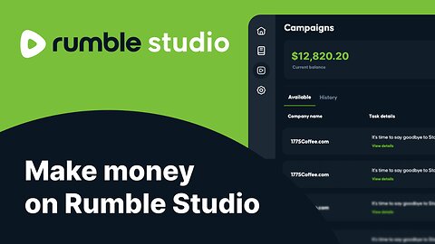 How To Monetize Your Live Stream With Rumble Studio