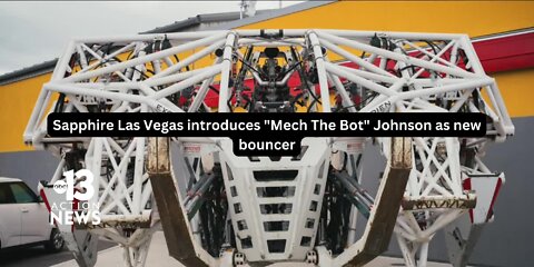 Sapphire Las Vegas introduces "Mech The Bot" Johnson as new bouncer