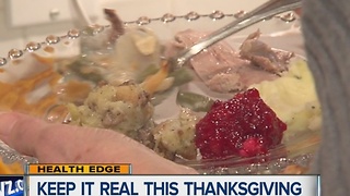 "Keep it real" this Thanksgiving: Don't eat anything artificial