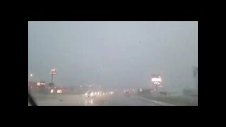 Heavy Rain In Monticello Arkansas On HWY 425 N On Wednesday June 8th 2022