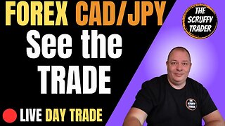 🔴LIVE FOREX DAY TRADE = CAD/JPY Trade What you see