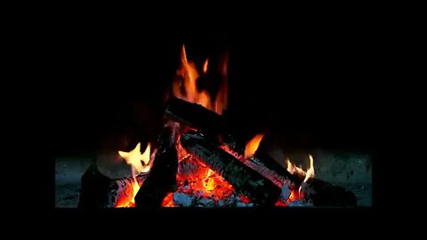 Sons de fogueira queimando madeira. Som de natureza para dormir e relaxar
