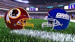 Super Tecmo Bowl NEW GAME New York Giants vs Washington Commanders week #9