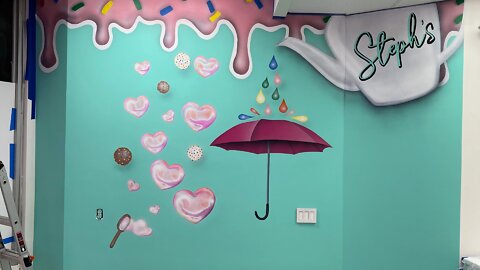 Steph’s sweet creations mural