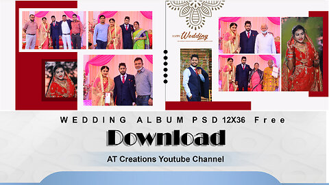 How To Wedding Album Psd Free Download