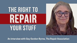 The right to repair your stuff