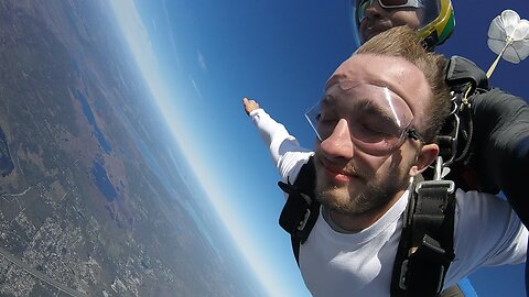 SKYDIVING AT THE HIGHEST POINT… 18,500 feet